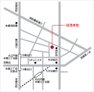 地図画像（本社）